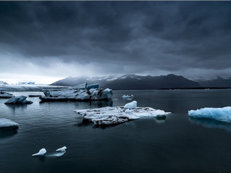 glace islande